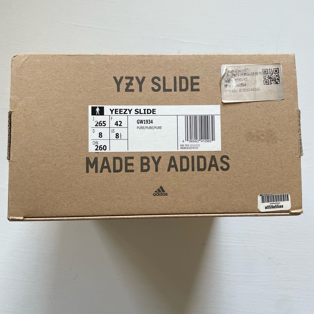 adidas YZY Yeezy Slides Pure sz 8 - Picture 3 of 10